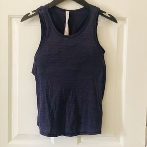 LULULEMON built in purple bra-running tank- SZ 6